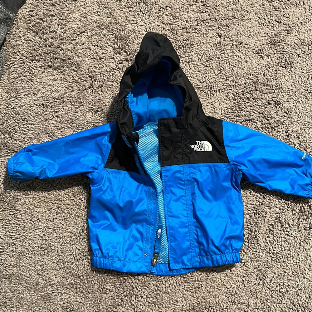 Northface rain coat 0-3 month